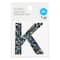 12 Pack: Black AB Letter Bling Sticker by Recollections®